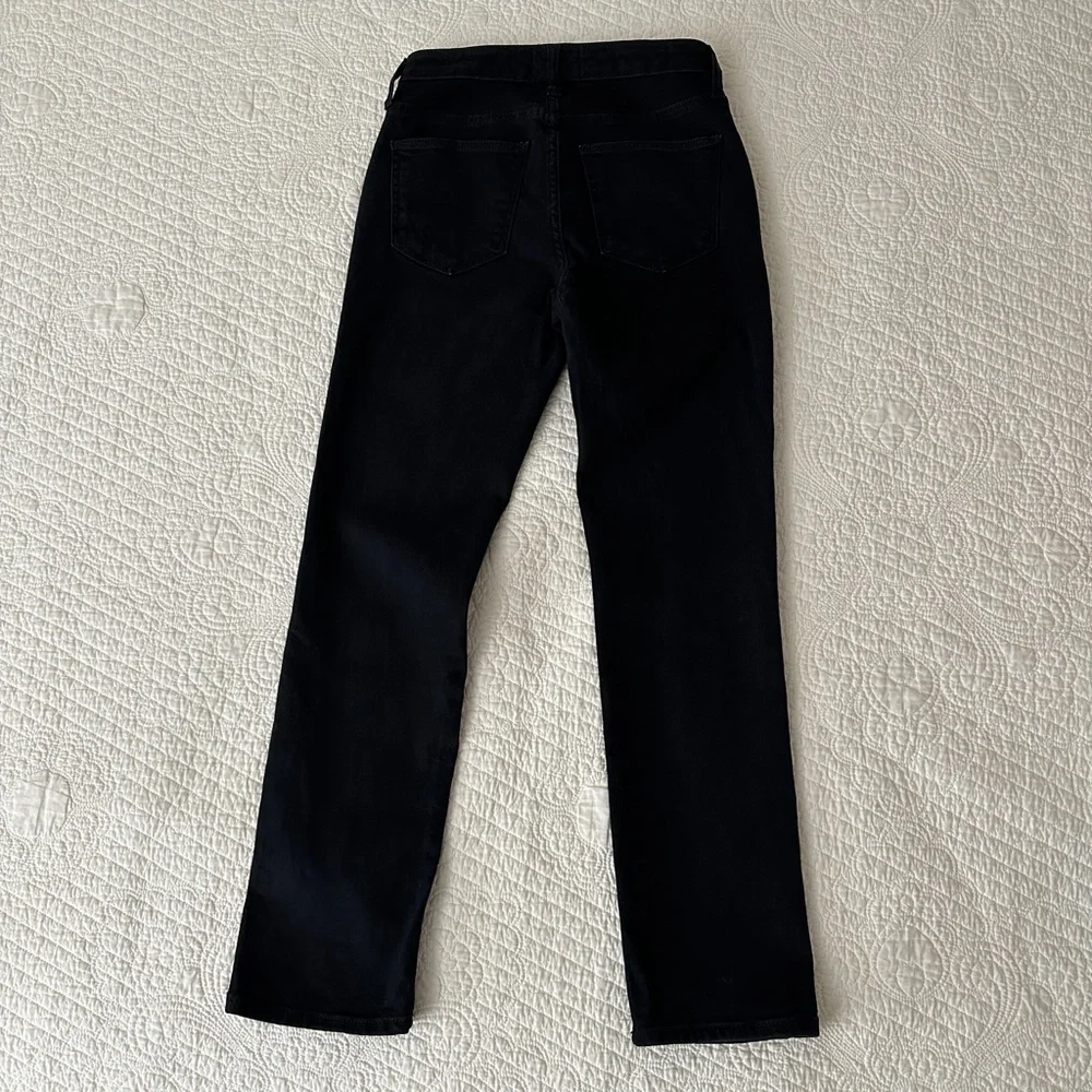 Universal Thread High Rise Slim Straight Black Denim Jeans Size 00 - Picture 4 of 9